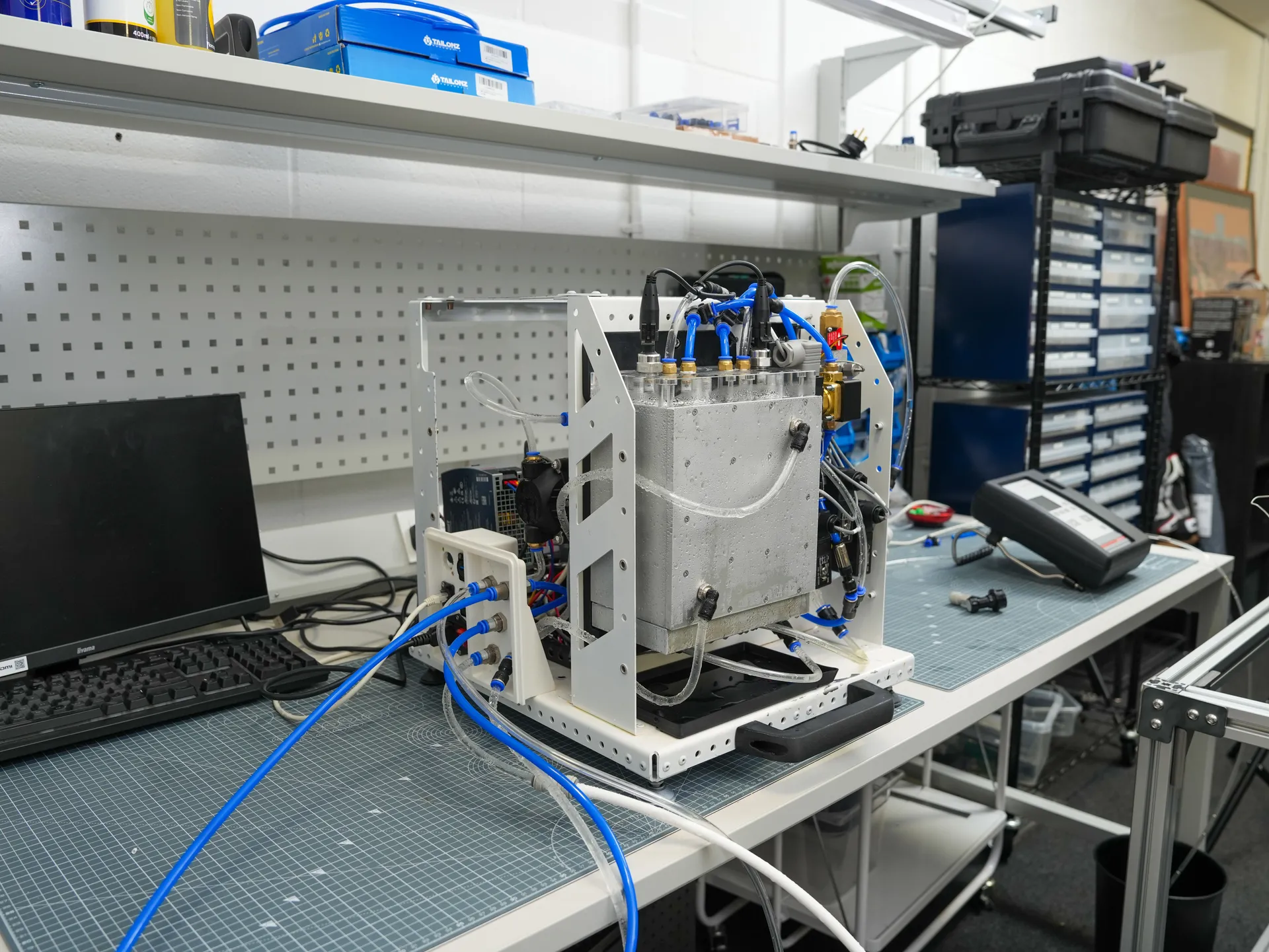 Pfizics alpha unit in the lab